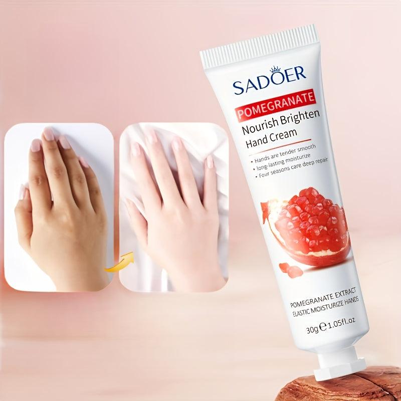 3pcs Pomegranate Hand Cream Hydrating Hand Lotion Nourishing Hands