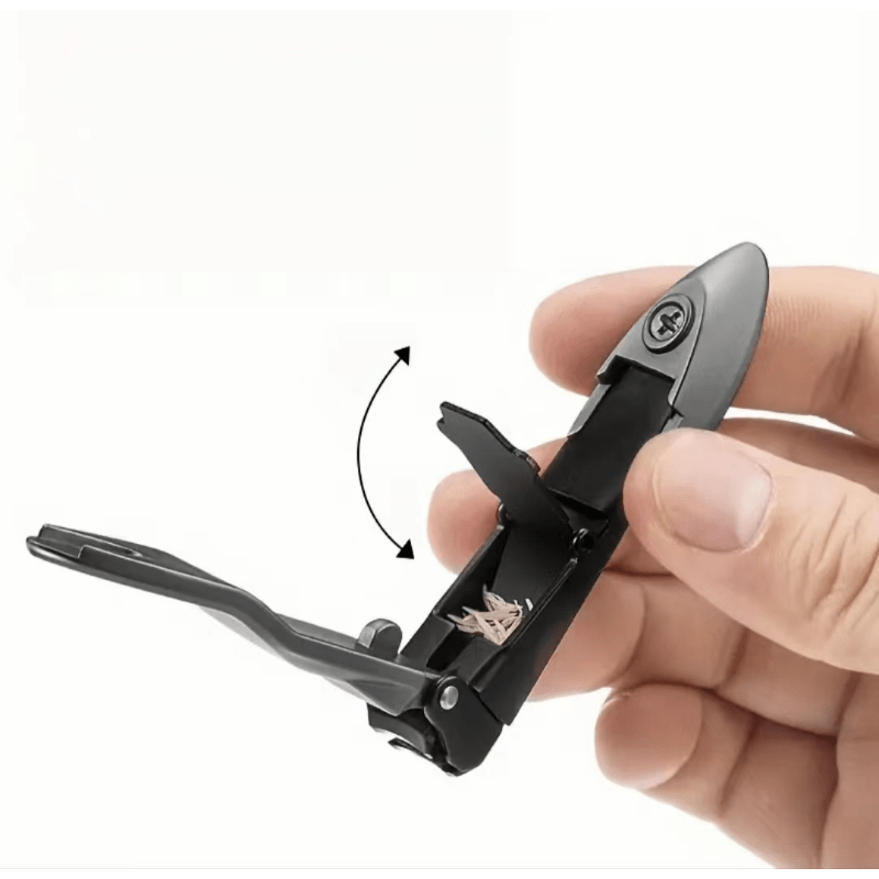 Portable Nail Clippers with Nail File & Storage Box