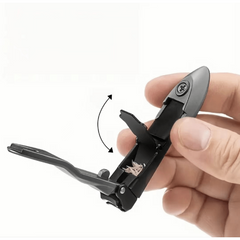 Portable Nail Clippers with Nail File & Storage Box