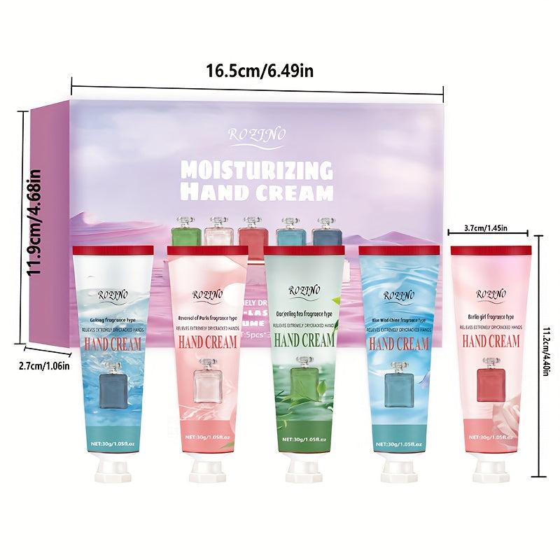 Perfume Hand Cream Gift Set, Deeply Moisturizing, Travel Size Hand Lotion