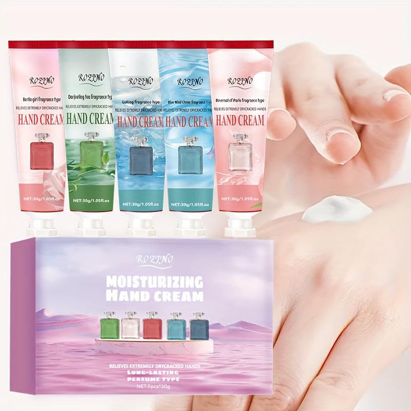 Perfume Hand Cream Gift Set, Deeply Moisturizing, Travel Size Hand Lotion