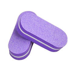 10 Pcs Washable Sponge Buffer Nail File 100 180 Sandpaper Polishing