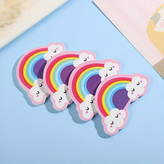 10 PCS Rainbow Shaped Nail File Cartoon Beauty Nail File Polishing Tool