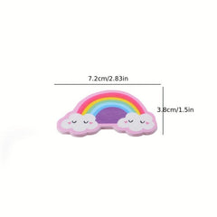 10 PCS Rainbow Shaped Nail File Cartoon Beauty Nail File Polishing Tool