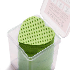 Heart Shaped Nail Wipes with Embroidery and Magic Cotton