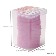 Heart Shaped Nail Wipes with Embroidery and Magic Cotton