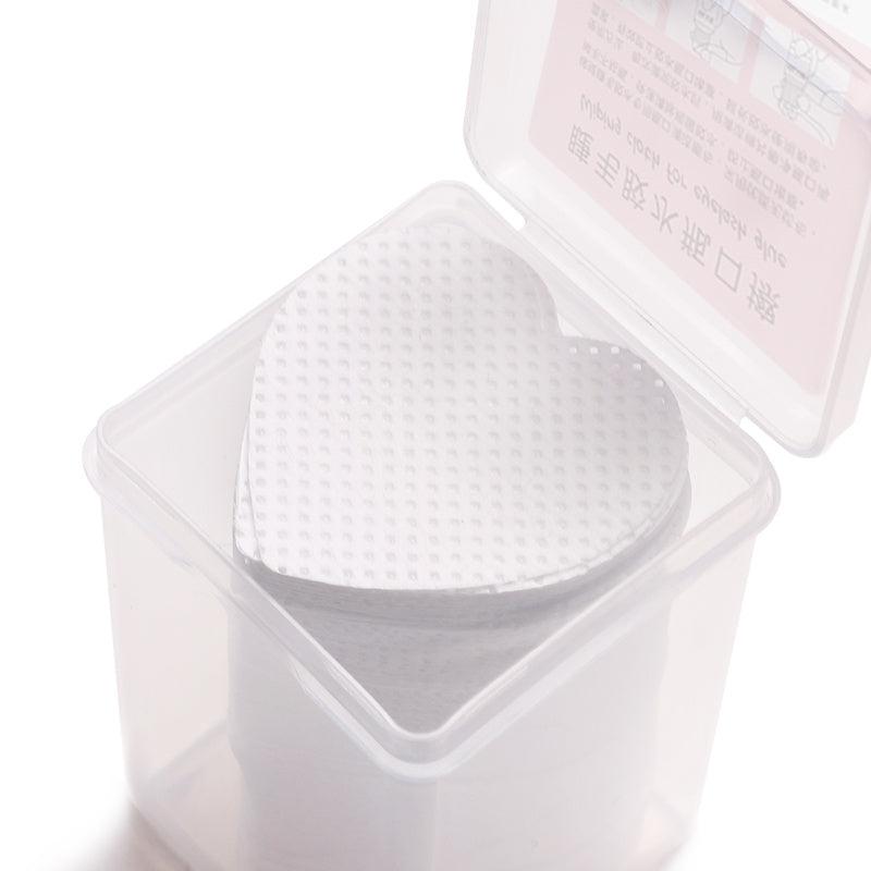 Heart Shaped Nail Wipes with Embroidery and Magic Cotton