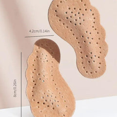Leather Forefoot Pad For Women Sandals High Heels Insoles Non-slip Shoes Insert