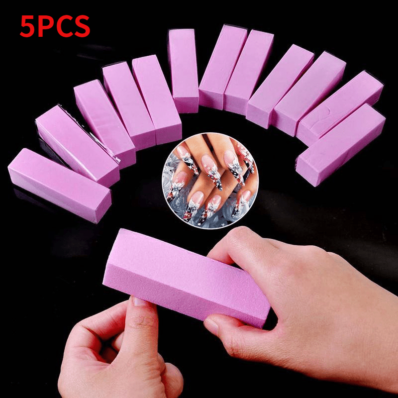 5PCS Nail File & Polishing Tool Set for Nails Sanding Buffing Grinding