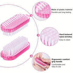 Double Sided Nail Brush for Hand and Fingernail Cleaning