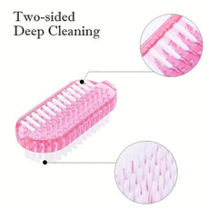 Double Sided Nail Brush for Hand and Fingernail Cleaning