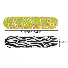 10pcs Double Sided Printed Fingernail Files