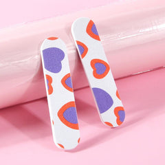 10pcs Double Sided Printed Fingernail Files