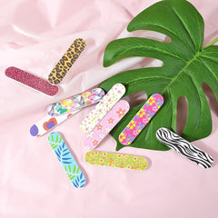 10pcs Double Sided Printed Fingernail Files