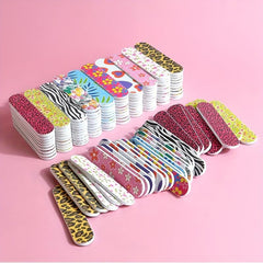 10pcs Double Sided Printed Fingernail Files