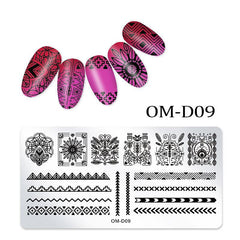 Nail Art Film Painting Plate for Transfer Printing