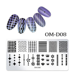 Nail Art Film Painting Plate for Transfer Printing