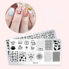 Nail Art Film Painting Plate for Transfer Printing