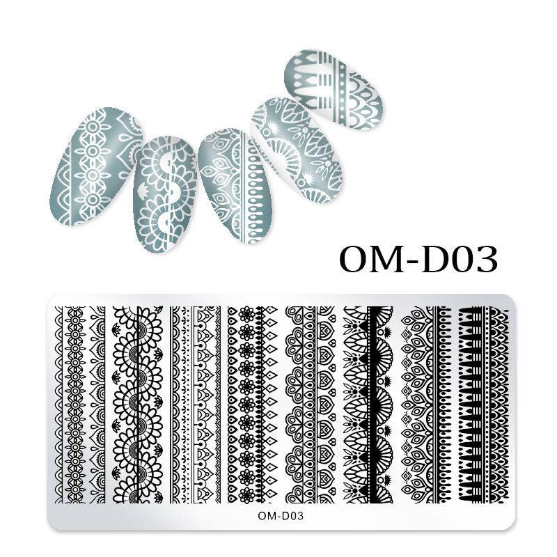 Nail Art Film Painting Plate for Transfer Printing