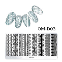 Nail Art Film Painting Plate for Transfer Printing