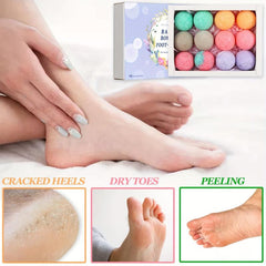 12pcs Foot Bath Bombs Set with Essential Oils