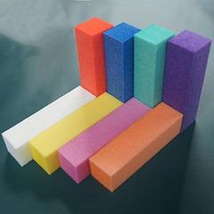 3pcs Elastic Beancurd Block Sanding Block Nail File Manicure Tool