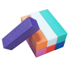 3pcs Elastic Beancurd Block Sanding Block Nail File Manicure Tool
