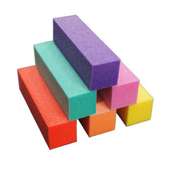 3pcs Elastic Beancurd Block Sanding Block Nail File Manicure Tool
