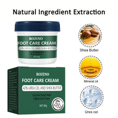 Shea Butter & Urea Foot Cream for Cracked Heels - Hydrating & Softening