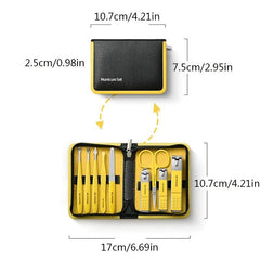 Professional Nail Clippers Set for Thick Nails with Travel Case