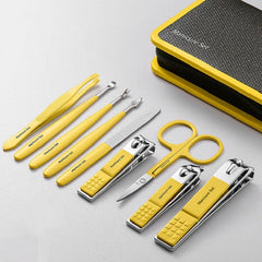 Professional Nail Clippers Set for Thick Nails with Travel Case