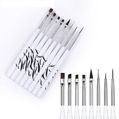 8pcs Nail Art Line Drawing Brushes Set DIY Dotting Pen Tools