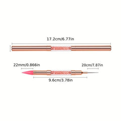 Dual Ended Nail Rhinestone Picker Wax Tip Pencil Double Head Nail Art Rhinestone