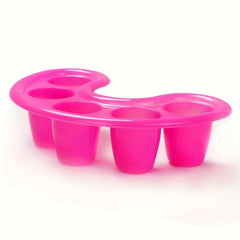2PCS Rose Red Hand Soap Bowl Disinfection Five Hole Soak Hand Bowl