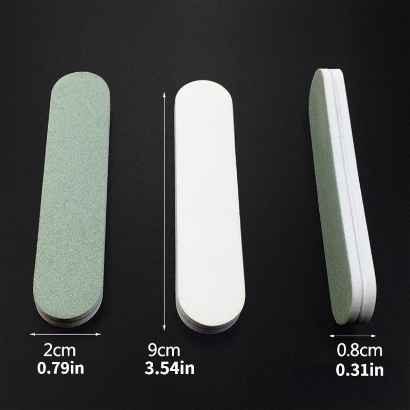 10Pcs Nail File Double sided Nail Polishing Grinder Nail Cleaning Tools