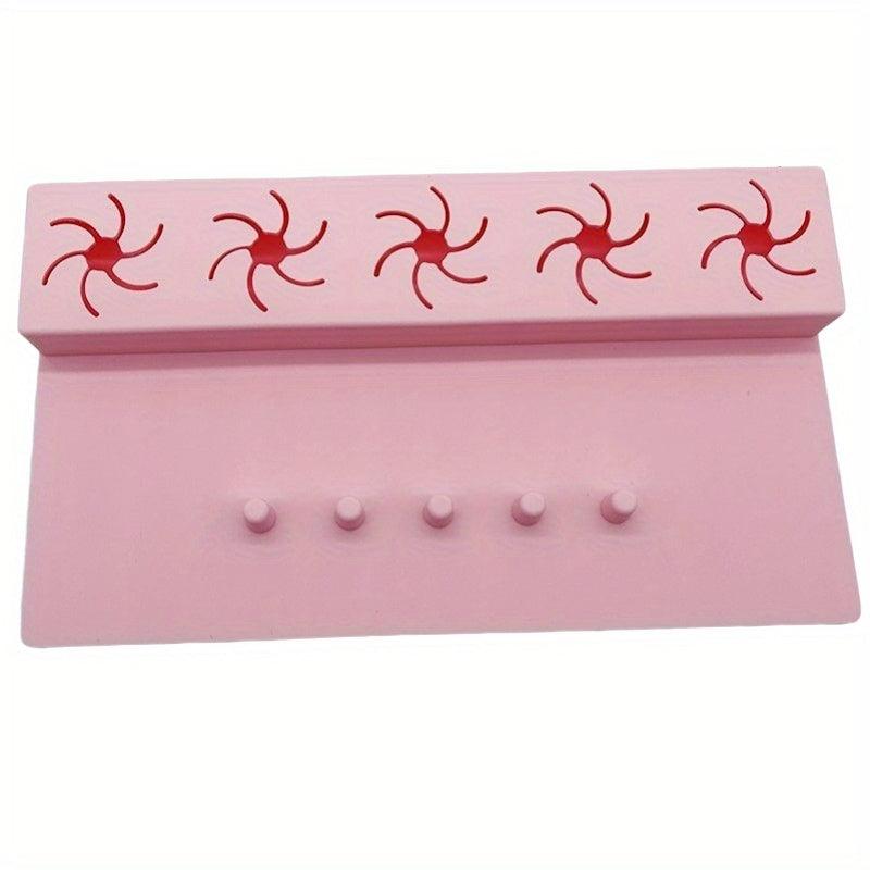 Silicone Nail Polish Bottle Holder Organizer Nail Station