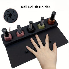 Silicone Nail Polish Bottle Holder Organizer Nail Station