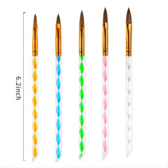 Professional Nail Gel Pens Set with Acrylic Gel Builder Cuticle Pusher