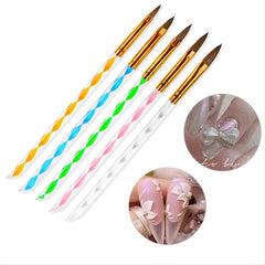 Professional Nail Gel Pens Set with Acrylic Gel Builder Cuticle Pusher