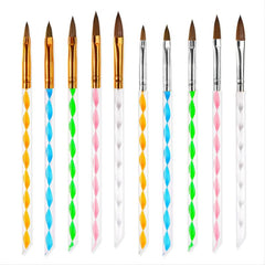 Professional Nail Gel Pens Set with Acrylic Gel Builder Cuticle Pusher