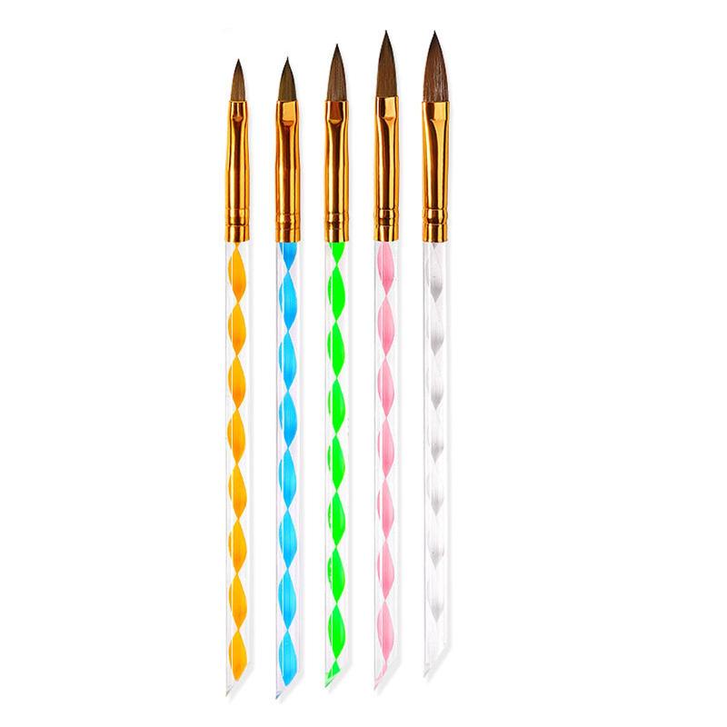 Professional Nail Gel Pens Set with Acrylic Gel Builder Cuticle Pusher
