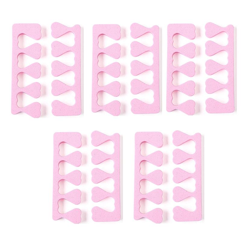 10 Pcs Soft Foam Toe Separator Finger Divider Manicure Accessory
