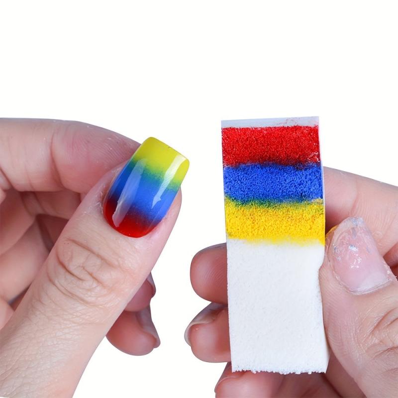 8 Pcs Soft Sponge Gradient Nail Art Tools Set