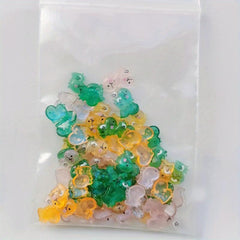 50pcs Dinosaur Nail Art Charms Resin Flatback Decoration
