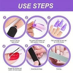 Gel Nail Polish Remover Kit with Tools