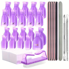Gel Nail Polish Remover Kit with Tools