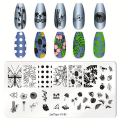 Stainless Steel Nail Stamping Plates Image Stamp Template Tool
