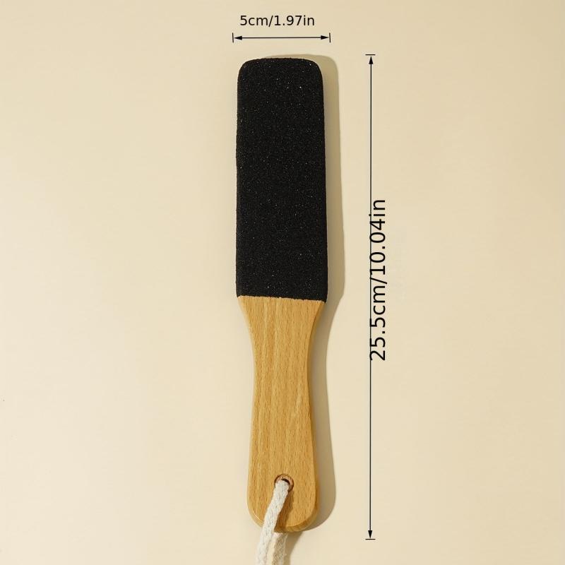 Wooden Handle Foot File Double Sided Dead Skin Remover Foot Care Tool