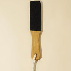 Wooden Handle Foot File Double Sided Dead Skin Remover Foot Care Tool