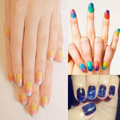 5pcs Nail Art Gradient Sponge Set for Nail Files Buffers